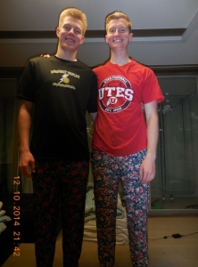 Elder Lundberg and I in some stylish korean grandma pants